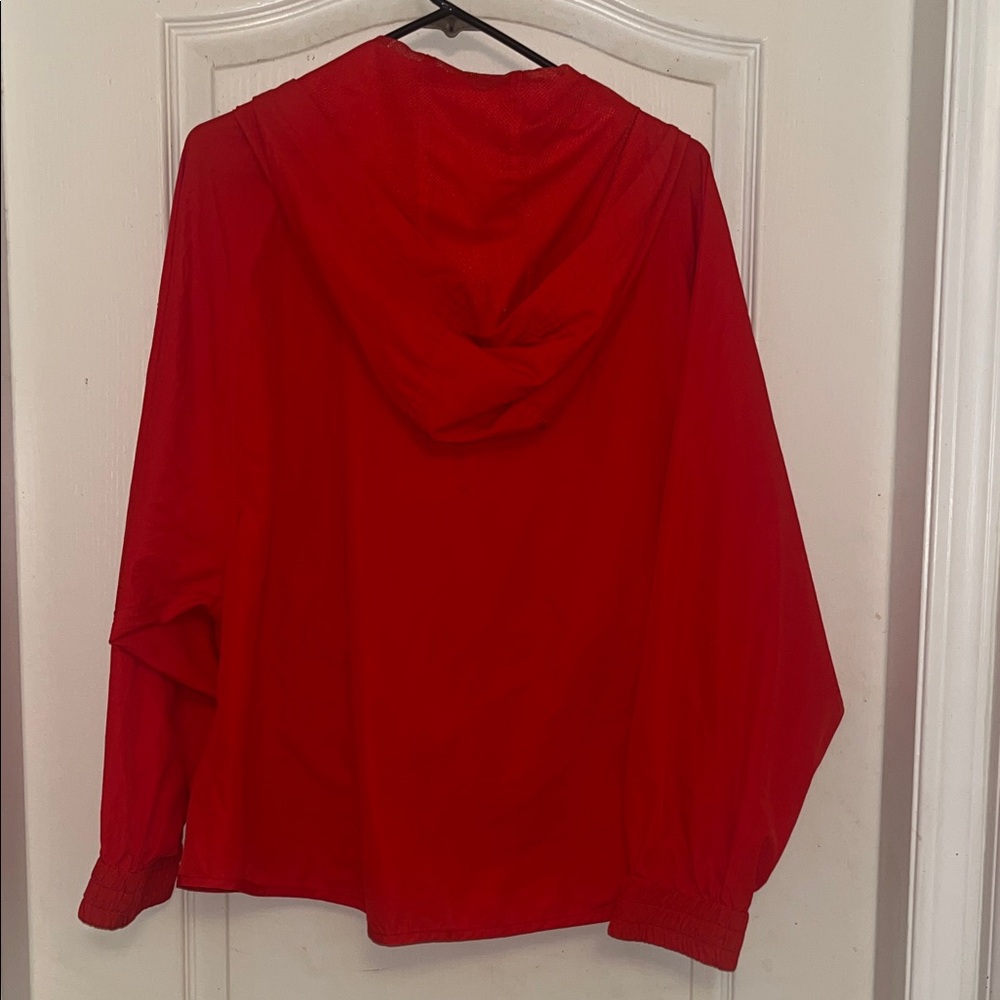 IVY PARK Vibrant Red Hooded Windbreaker Jacket - Picture 4 of 6